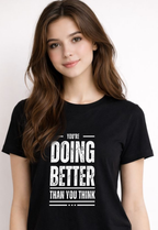 You are doing better