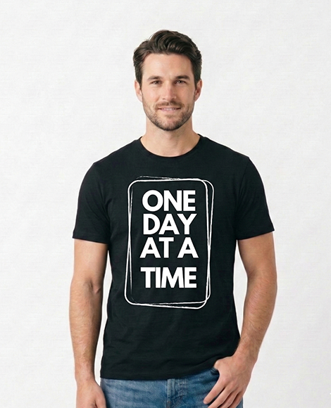 One day at a time - Box Design | Mental Health Clothing (Uni Sex)