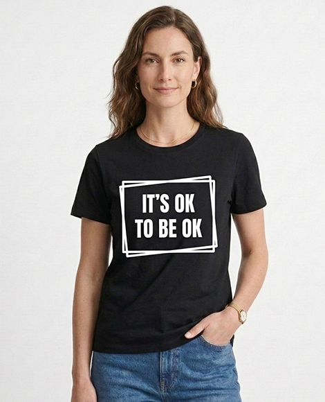 its ok to be ok - Box Design | Mental Health Clothing (Uni Sex)