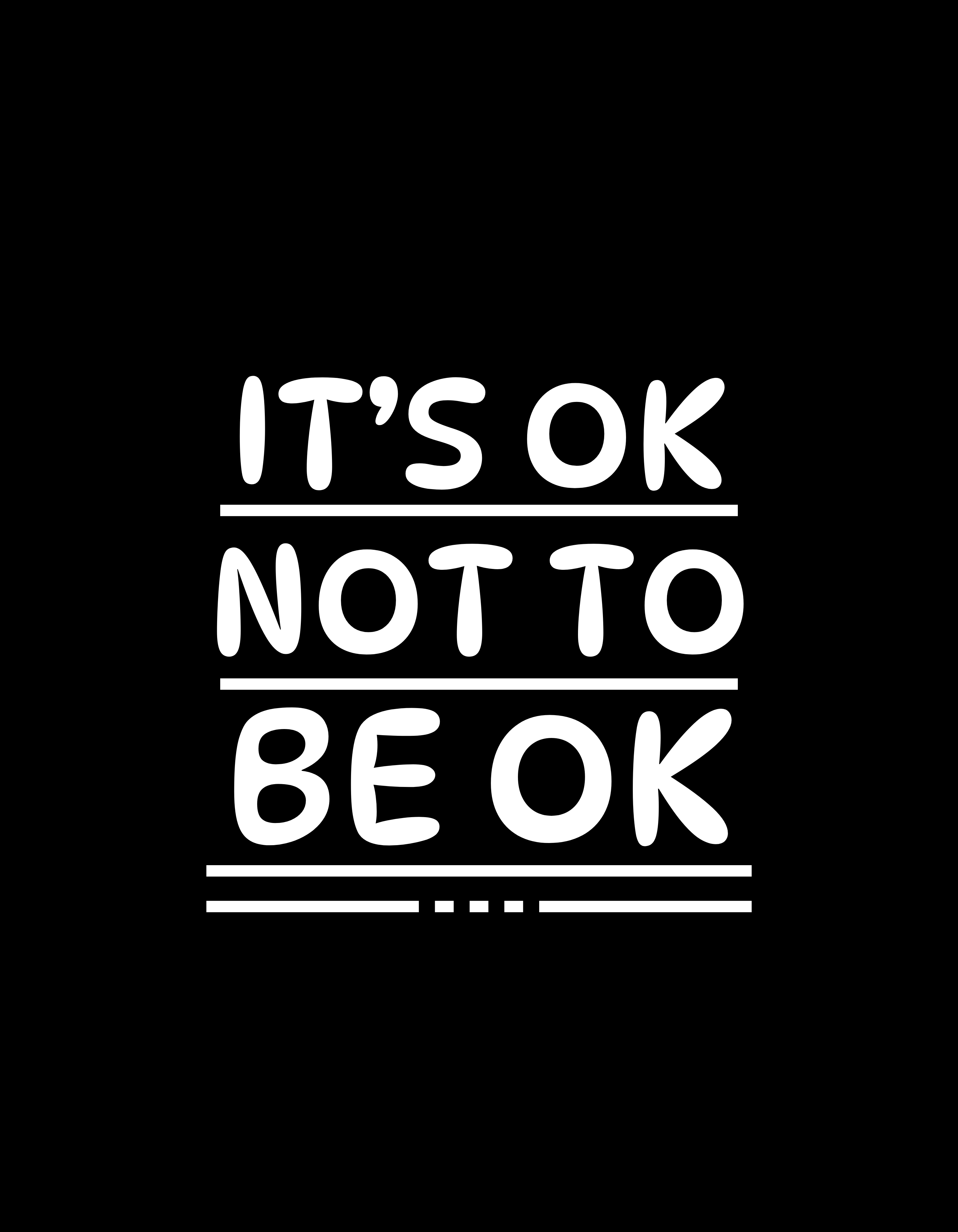 Its ok not to be ok